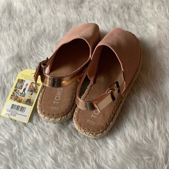 NIB TOMS Clara Espadrille Slingback Sandal - Picture 5 of 8